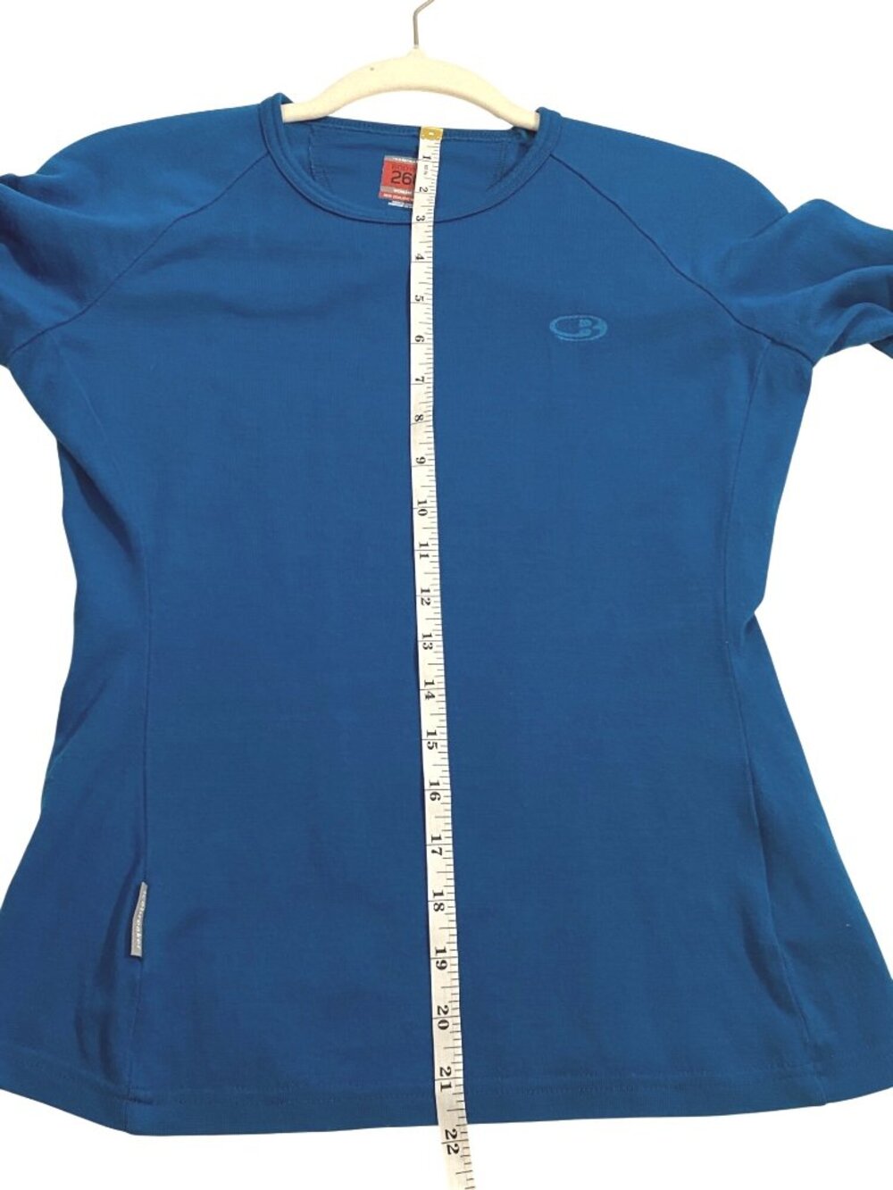 Icebreaker Bodyfit 260 Merino Wool Teal Blue Long Sleeve Base Layer Top S - Picture 7 of 8